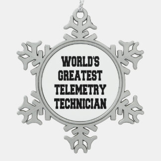 Adorno De Peltre Tipo Copo De Nieve Técnico de Telemetría más grande del mundo