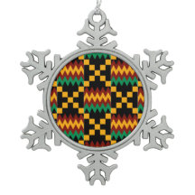 Tela Kente negra, verde, roja y amarilla