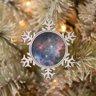 Adorno De Peltre Tipo Copo De Nieve Telescopio Hubble de la Nebulosa de la Carina Roja