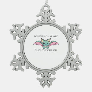 Adorno De Peltre Tipo Copo De Nieve Tinta de Whimsigog - Bosques místicos, lunas y F m