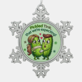 Adorno De Peltre Tipo Copo De Nieve Tinta rosada que esperamos una pareja de rosca