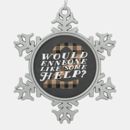 Adorno De Peltre Tipo Copo De Nieve Tipo de Ennegram - ornamento divertido del copo de