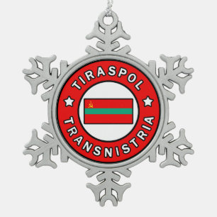 Adorno De Peltre Tipo Copo De Nieve Tiraspol Transnistria