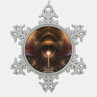 Adorno De Peltre Tipo Copo De Nieve Tormenta eólica arte fractal ornamento de copo de