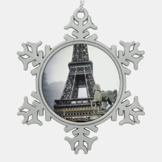 Adorno De Peltre Tipo Copo De Nieve Torre Eiffel contemporánea