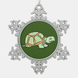 Adorno De Peltre Tipo Copo De Nieve Tortuga