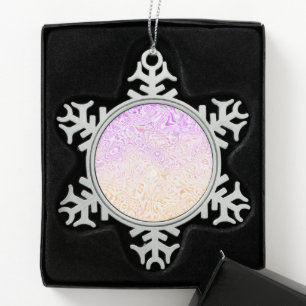 Adorno De Peltre Tipo Copo De Nieve Trippy Squiggly Boho Resumen Bandera del Orgullo T