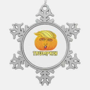 Adorno De Peltre Tipo Copo De Nieve Trumpkin - Calabaza buena asustadiza