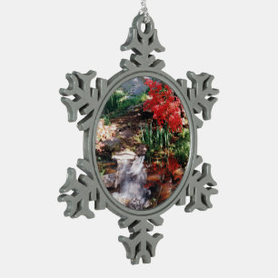 Adorno De Peltre Tipo Copo De Nieve Un lugar sanador