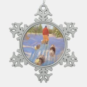 Adorno De Peltre Tipo Copo De Nieve Un paseo en el ornamento del copo de nieve del