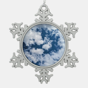 Adorno De Peltre Tipo Copo De Nieve Un remolino de nubes