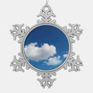 Adorno De Peltre Tipo Copo De Nieve Una simple nube larga