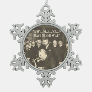 Adorno De Peltre Tipo Copo De Nieve Una telaraña hecha de tecnología humorística de vi