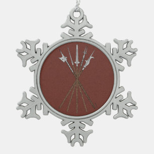 Adorno De Peltre Tipo Copo De Nieve Unos polearmos del siglo XVI