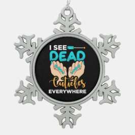 Adorno De Peltre Tipo Copo De Nieve Veo Las Cutículas Por Todas Partes