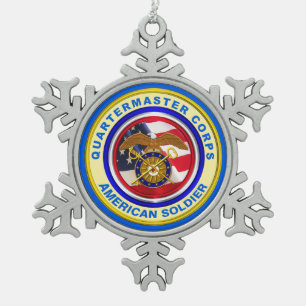 Adorno De Peltre Tipo Copo De Nieve Veterano del Cuerpo de Cuatros del Ejército Orgul