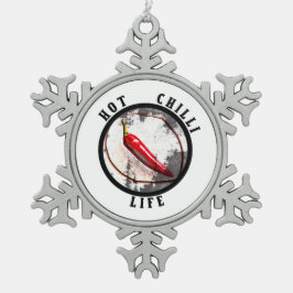 Adorno De Peltre Tipo Copo De Nieve Vida del chile caliente