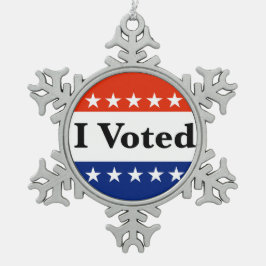 Adorno De Peltre Tipo Copo De Nieve Voté por las elecciones de 2026