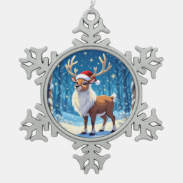 Adorno De Peltre Tipo Copo De Nieve „Weihnachtliche Harmonie“