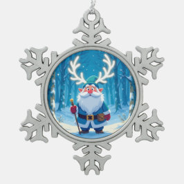 Adorno De Peltre Tipo Copo De Nieve „Weihnachtliche Harmonie“