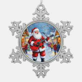 Adorno De Peltre Tipo Copo De Nieve „Weihnachtliche Harmonie“