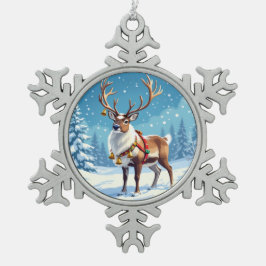 Adorno De Peltre Tipo Copo De Nieve „Weihnachtliche Harmonie“