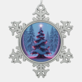 Adorno De Peltre Tipo Copo De Nieve „Weihnachtliche Harmonie“