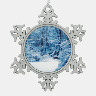 Adorno De Peltre Tipo Copo De Nieve Winter Wonderland