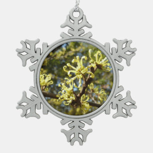Adorno De Peltre Tipo Copo De Nieve Witch Hazel Flowers