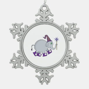 Adorno De Peltre Tipo Copo De Nieve Wizard Elephant