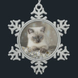 Adorno De Peltre Tipo Copo De Nieve XMAS Cats<br><div class="desc">Si todavía simplemente buscáis un regalo,  un postal o una Dekoobjekt para las navidades o,  sois Vosotros aquí correcto.</div>