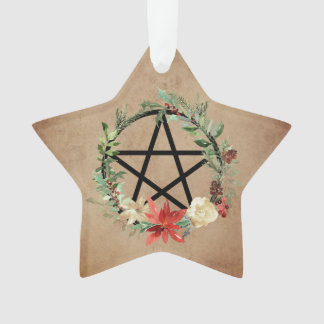 Adorno de Pentáculo de Corona Pagana Wicca