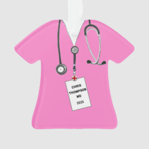 Adorno de recuerdo de graduación de médico 2026