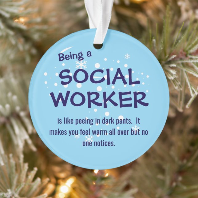 Adorno de trabajador social (Árbol)