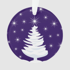 Adorno de un árbol de Navidad con estrellas