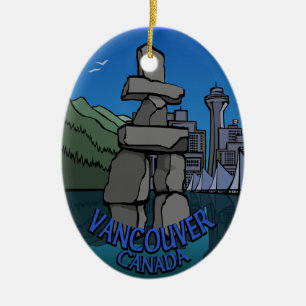 Adorno de Vancouver Canadá Recuerdo Decoración