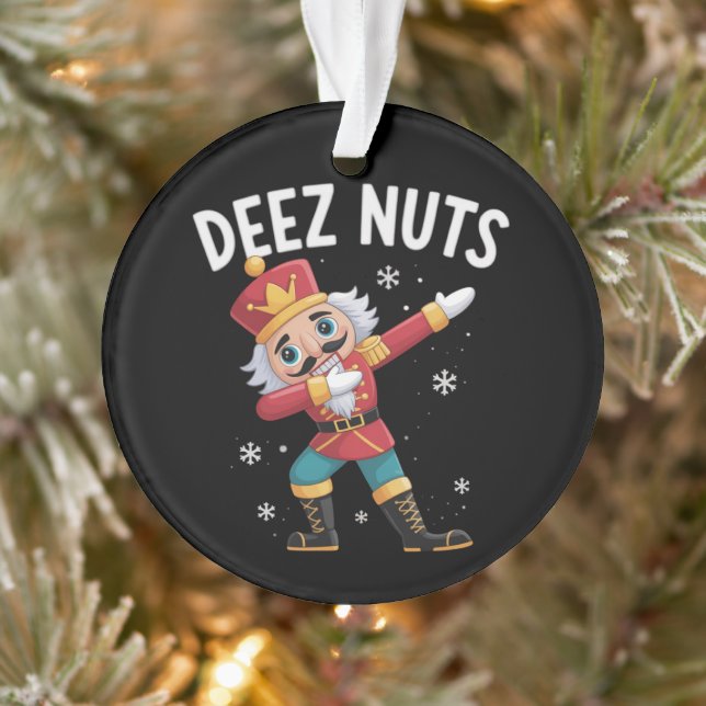 Adorno Deez Nuts Cascanueces Nuez Divertida Navidad  (Árbol)