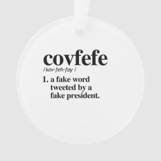 Adorno Definición de Covfefe - una palabra falsa