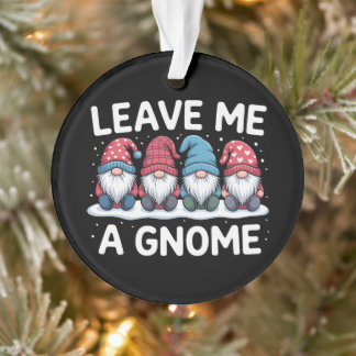 Adorno Déjame una Navidad de Gnomos Pijama Fiesta