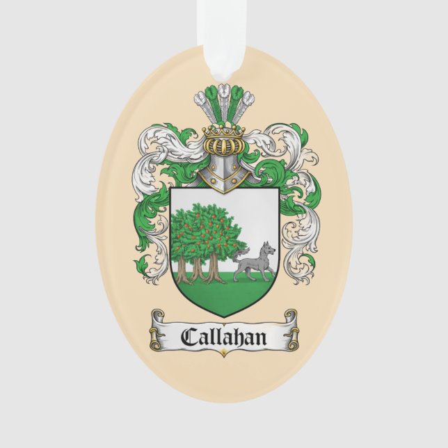 Adorno del Escudo de Armas de Callahan (Anverso)