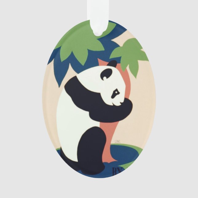 Adorno Del "ornamento de encargo parque zoológico de (Anverso)