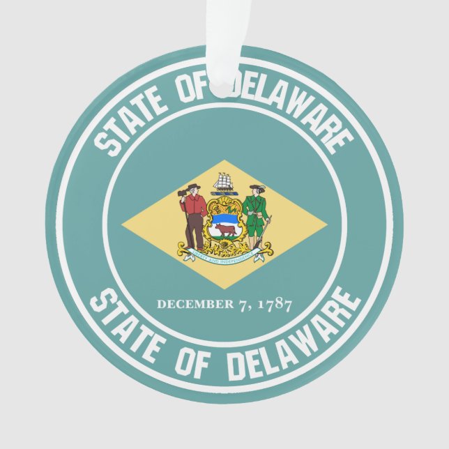 Adorno Delaware Round Emblem (Anverso)