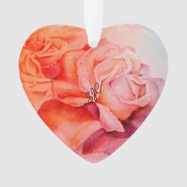 ADORNO DELICAR ROSAS VALENTINE ORNAMENT (Anverso)