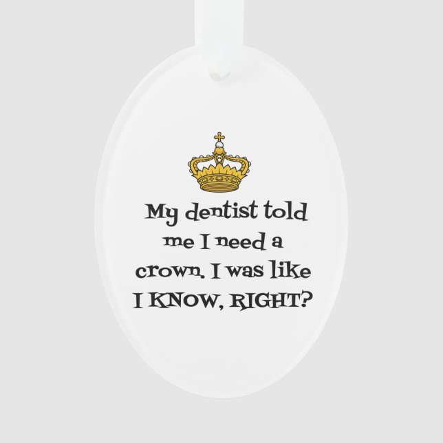 ADORNO DENTISTA CROWN (Anverso)
