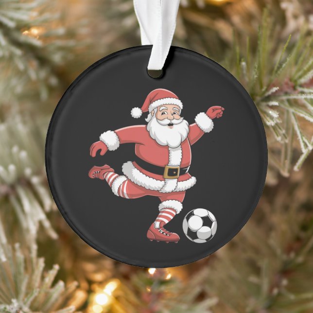 Adorno Deportes de Navidades de fútbol de Santa Juega (Árbol)
