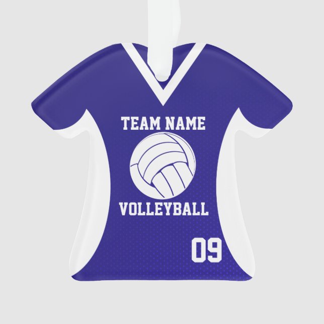Adorno Deportes de voleibol Jersey Royal con foto (Anverso)