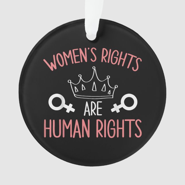 Adorno Derechos de la mujer Derechos de la mujer Derechos (Anverso)