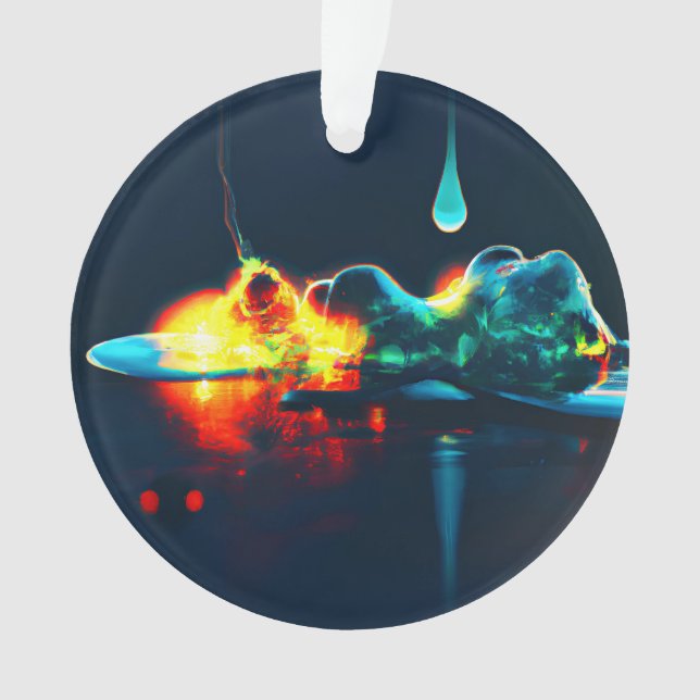 Adorno Derivación líquida brillante (Anverso)