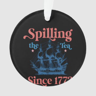 Adorno Derrame El Té Desde La Cita De 1773