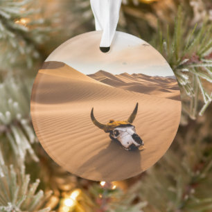 Adorno Desiertos Dunas de arena rotas por cráneo de vac